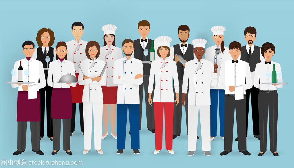 穿制服的餐廳團隊 構建專業與高效的服務體系